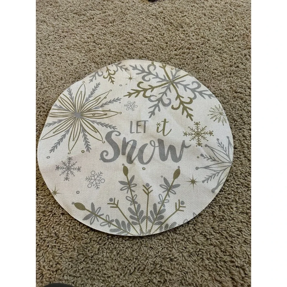 Amazon snowflakes placemats